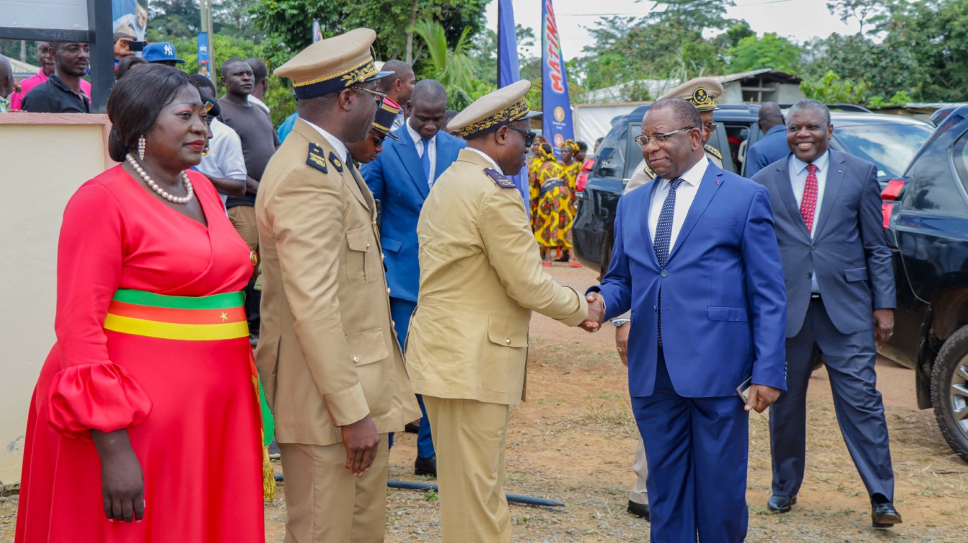 Arrivée de Monsieur le Ministre du Commerce Luc Magloire Mbarga Atangana